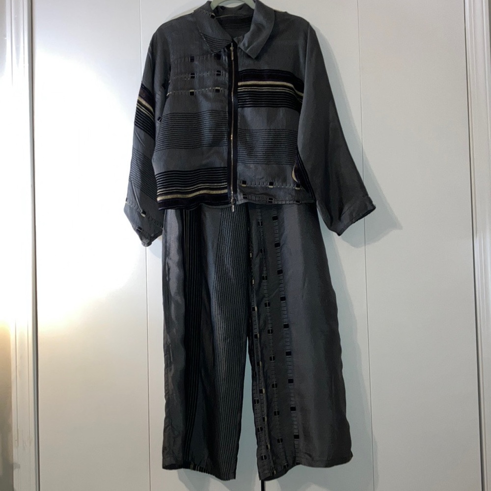 babette Wide Leg Two Piece Suit